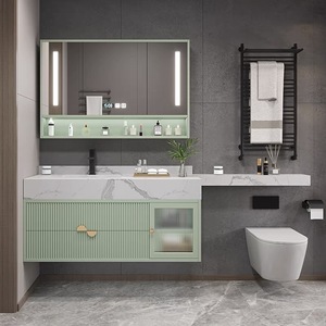 ชุดอ่างล้างหน้าแบบลอยตัวพร้อมตู้เก็บของและอ่างล้างมือสำหรับห้องน้ำ รุ่นปี 2026 - Product Image 4