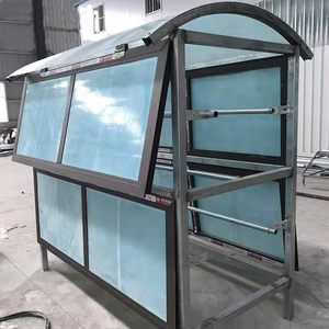 Ultimo lucernario tetto elettrico con telaio in alluminio rotondo in acrilico disegni automatico stile aperto in acciaio inox schermo di rete - Product Image 6