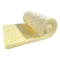 Rouleau de laine de verre haute densité pour isolation thermique, isolation des murs secs et des toitures, économie d'énergie