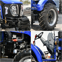 Tracteur Agricole Mini 4x4 Pas Cher et Vente Chaude avec Outils de Ferme, Tracteur Cultivateur à Quatre Roues Motrices