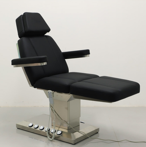 Luxury Electric Waxing Treatment Extension Massage White and Gold Folding Portable Salon Massage Beauty Facial Bed - Product Image 5