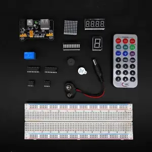 مجموعة متعلم تحديث مكونات الدوائر الإلكترونية مجموعة لوحة تطوير للمبتدئين لأدوات برمجة DIY لأردوينو