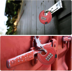 Tùy chỉnh thép không gỉ Vòng 4 chữ số kết hợp padlocks mã khóa vận chuyển container đĩa khóa - Product Image 6