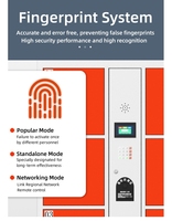 Petit casier électromagnétique extérieur en métal en acier armoire express équipement intelligent de stockage de livraison de colis IOT