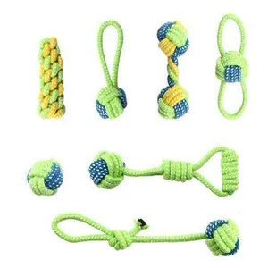 New Hot Selling Wholesale Pet Toys Cotton Rope Toy Combination Set Dog Toys Bite Resistant