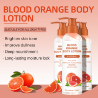 OEM 100% Alami 24 Jam Pelembab Tubuh Shea Butter Vitamin E Kulit Kering Melembabkan Kulit Memutihkan Kulit Jeruk Darah