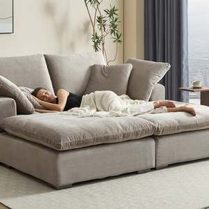 Italian Design Contemporary Square Cloud Couch Modular Daybed <b>for</b> Villa Living Room - Product Image 3
