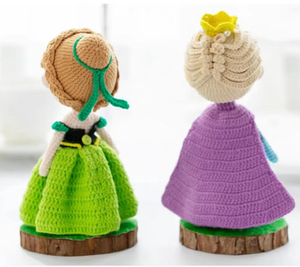 Tùy Chỉnh Bán Buôn Crochet Công Chúa Búp Bê Handmade Kid Của Đồ Chơi Crocheting Đồ Chơi Cho Cô Gái - Product Image 3