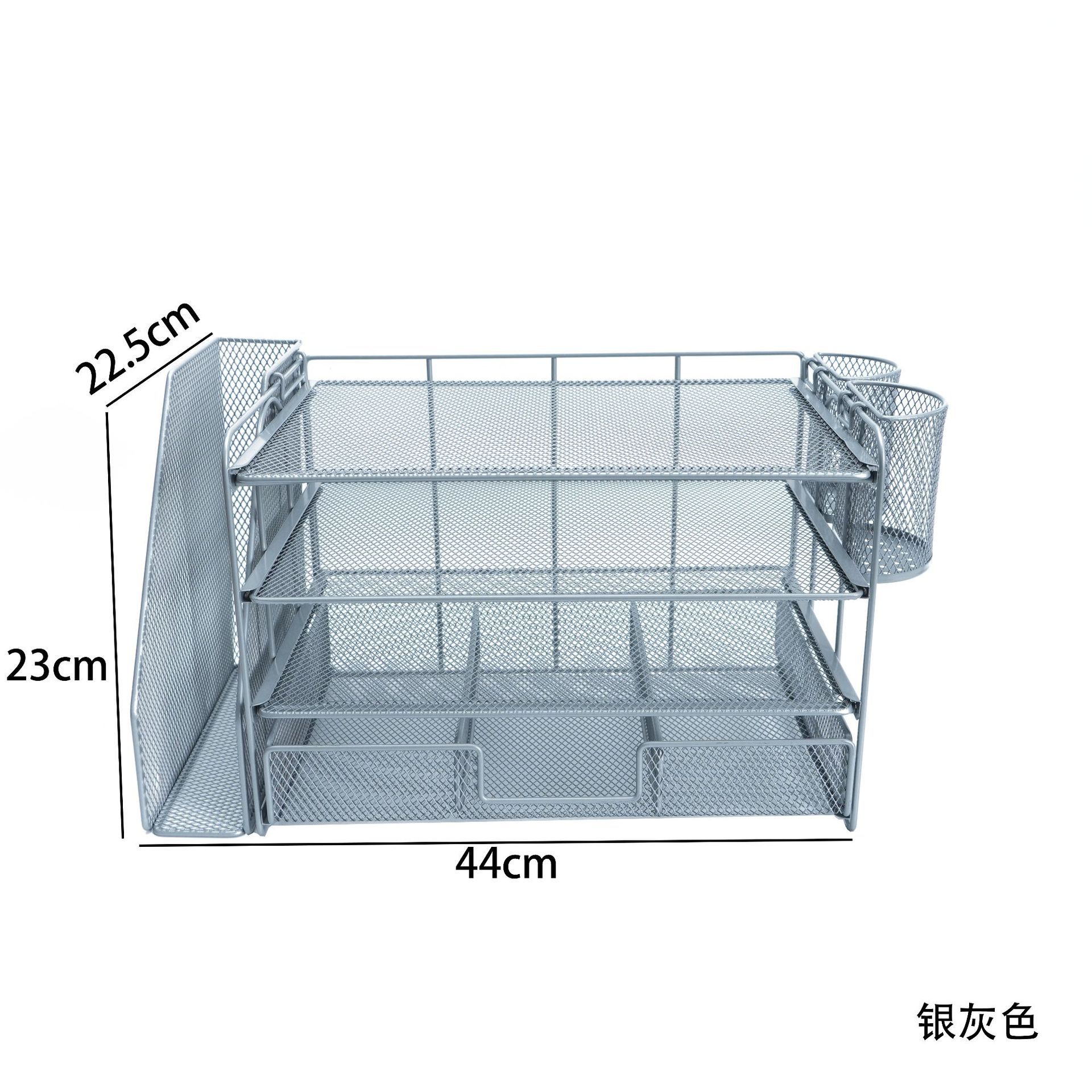 Silver [with metal pen holder drawer]