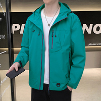 Vestes d'hiver décontractées personnalisées pour hommes en gros, vestes d'assaut coupe-vent et écologiques à la mode