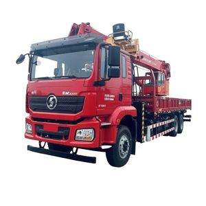 รถบรรทุกติดเครน Shacman 6x4 ราคาประหยัด 12 ตัน 14 ตัน รถไฮดรอลิกติดเครน - Product Image 1