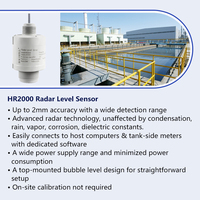 Holykell Transmetteur de Niveau de Liquide Immergé 4-20mA RS485, Sonde de Niveau pour Réservoir d'Eau et de Carburant Diesel