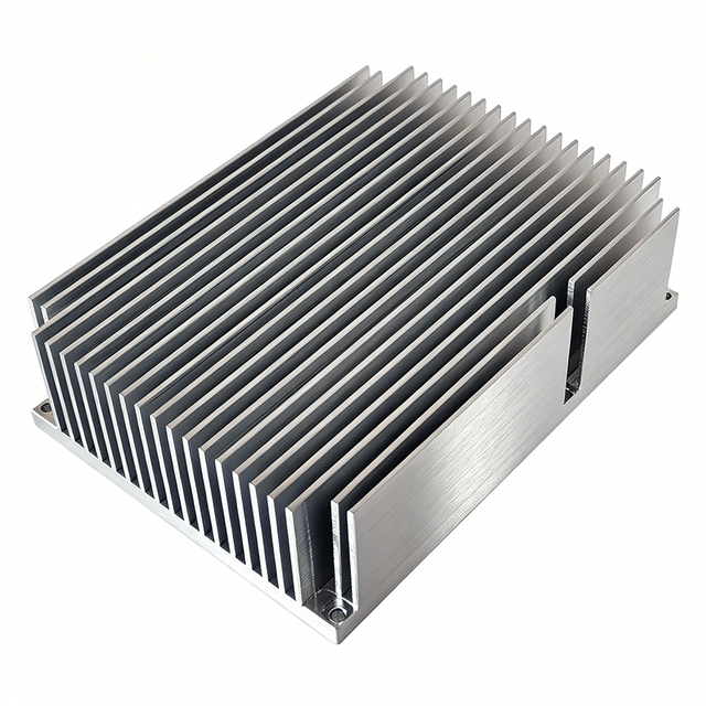 Custom Aluminium Heat Sink 91.5(W)*35(H)*123(L)mm CNC Machined Extruded Heatsink for Processor