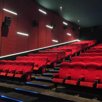 Lampes d'escalier à lumière bleue, corps en alliage d'aluminium, pour intérieur, cinéma, salle de réunion, lumière d'escalier F001 TB