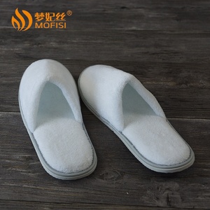 Multipropósito blanco desechable de <span class=keywords><strong>hotel</strong></span> Toalla de terry zapatillas niños - Product Image 2