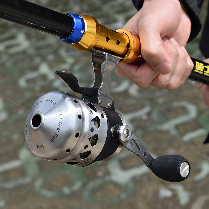 best fishing reels with a 6.1 1 ratio Spinning Reel, High Speed Spinning Reel 5.2:1 Gear Ratio, 22-30 LB Powerful Drag System, 9+1BB, Lightweight Smooth Fishing Freshwater Saltwater : Sports & Outdoors speed gear ratio Best Baitcasting Reel for Big