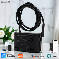 SMG-2065 Capteur de température intelligent WiFi avec thermostat et sonde, interrupteur de surveillance DC 7-32V pour aquarium, serre, entrepôt