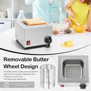 Esparcidor de Mantequilla Calentado - Temperatura Ajustable para Fácil Aplicación, Panqueques, Sándwiches - Perfecto para Suavizar la Mantequilla Rápidamente - Product Image 4