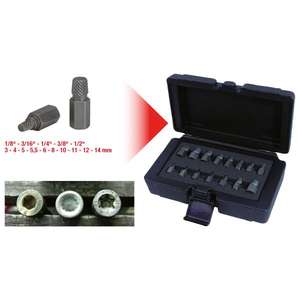 KS TOOLS-Juego de extractores en espiral 150,1385 (15 piezas)-EAN 4042146225875 JUEGOS DE EXTRACTORES - Product Image 2
