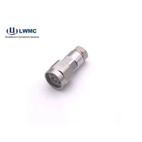 Conector coaxial RF macho/hembra N de buen rendimiento para Tipo de abrazadera de cable de alimentación de 1/4''