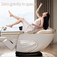 Fauteuil de massage électrique Leercon OEM de luxe à gravité zéro avec compression par airbag 8D, assistant vocal IA et musique, à prix abordable