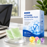 Film de nutrition vitaminique à dissolution orale, complément alimentaire à dissolution rapide, portable, usage quotidien, OEM ODM