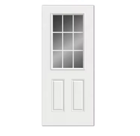 Grilles creuses modernes entre vitres, kit de 9 panneaux de verre et de cadre (demi-vitre) pour la décoration de chambre