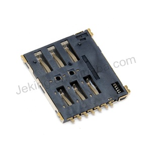 Jeking C036 Nano-<span class=keywords><strong>SIM</strong></span> chủ thẻ đẩy-đẩy loại 7pin Mini <span class=keywords><strong>Sim</strong></span> Thẻ Ổ cắm nano <span class=keywords><strong>Sim</strong></span> thẻ kết nối - Product Image 3