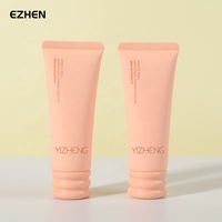 Tubes d'emballage en plastique verni doux au toucher, personnalisés et élégants, avec capuchon côtelé, pour cosmétiques, crème déodorante et lotion pour les mains (vides)