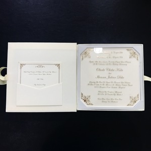 Boîtes d'<span class=keywords><strong>invitation</strong></span> en <span class=keywords><strong>carton</strong></span>, boîtes d'<span class=keywords><strong>invitation</strong></span> de mariage rigides avec cartes d'<span class=keywords><strong>invitation</strong></span> d'<span class=keywords><strong>anniversaire</strong></span> personnalisées en acrylique, cartes RSVP - Product Image 6