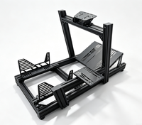 Cockpit de simulateur de course réglable en inclinaison, ensemble complet, profil en aluminium 4080, avec siège baquet pour F1 Direct Driving