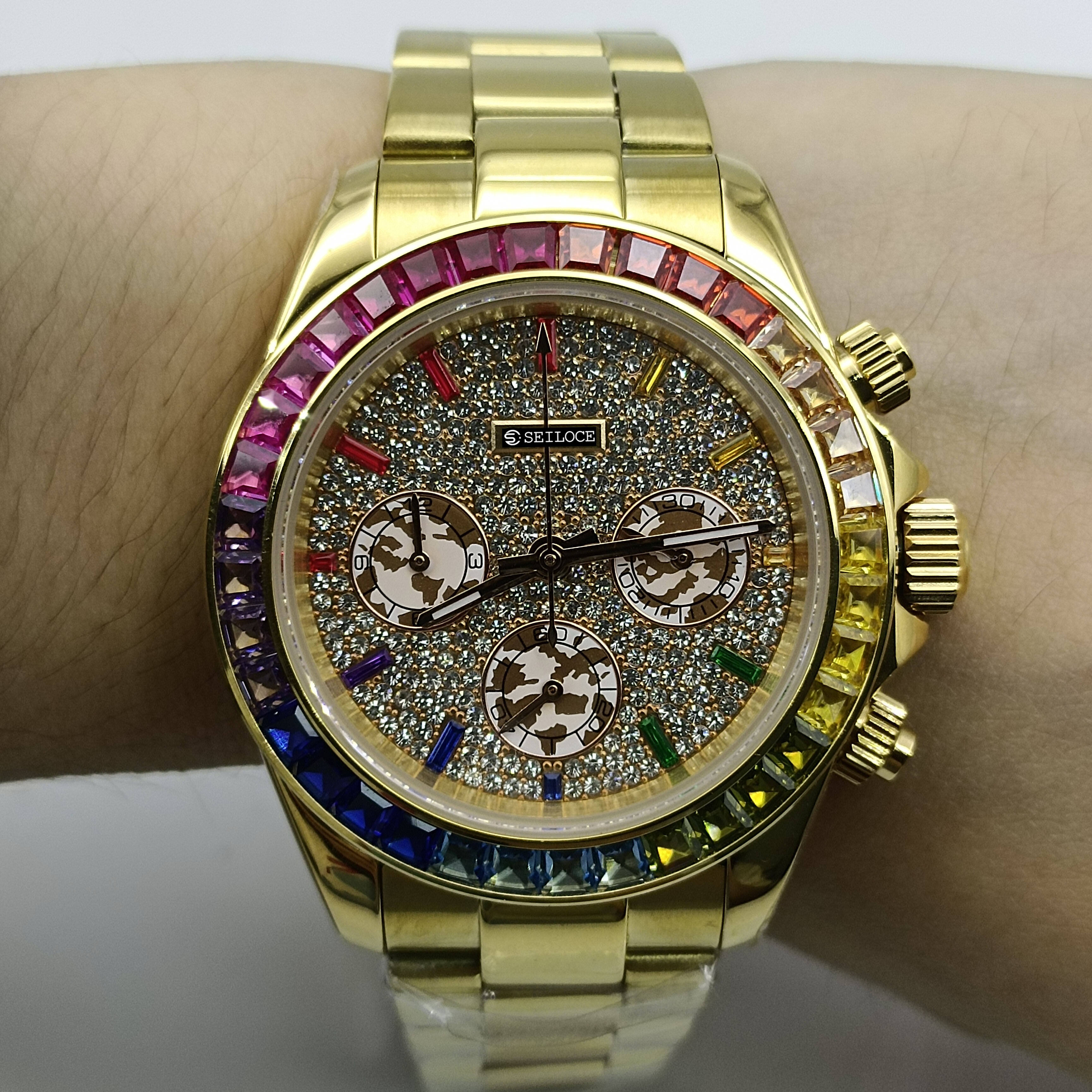 Gold Case+Diamond Dial