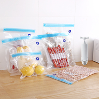 Pochettes scellantes de qualité alimentaire sacs scellés sous vide Ziplock avec pompe à air électrique sac de riz