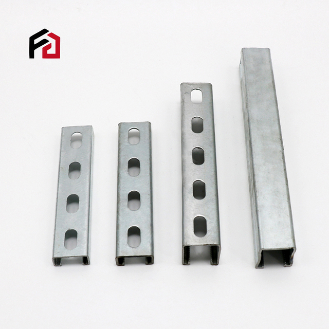 Unistrut Channel Solar Panel Bracket C Steel Channel Mounting Bracket with Cutting Welding Services PV Solar Panel Bracket Strut