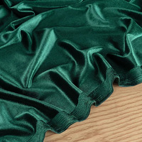 Tissu en velours mémoire organique 240 g/m², super doux, luxueux, pour robes de soirée et banquets, couleurs vives, vente en gros