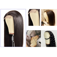 Vente en gros 21 "22" 23 "24" tête de bloc de perruque en toile tête de toile de liège bricolage perruque mannequin tête de liège accessoires de perruque de qualité
