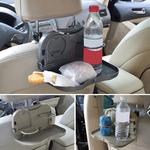 Nouveau plateau de voiture <span class=keywords><strong>portable</strong></span>, support pour boissons et nourriture sur le tableau de bord, support pour ordinateur <span class=keywords><strong>portable</strong></span>, support pour nourriture sur le volant, support pour nourriture pour enfants, support pour gobelet sur le dossier du siège, organisateur de voiture - Product Image 6
