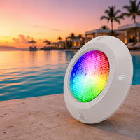 Lumière de piscine de haute qualité 12V, montage en surface, ABS, IP68, étanche, RGB, éclairage sous-marin pour piscine