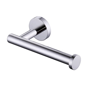 Fabricant professionnel, vente en gros, porte-papier toilette en laiton chromé auto-adhésif sans perçage - Product Image 4