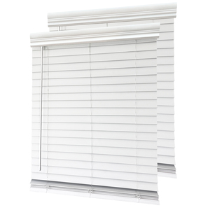 American Popular Faux Wood Blinds Cordless 2 Inch Fauxwood Blind