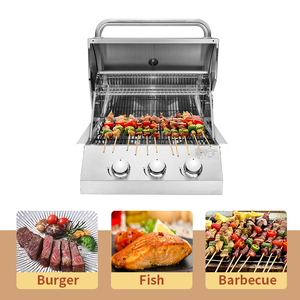 Commercial Stainless Steel <strong>Barbeque</strong> Grill Outdoor Garden Built in BBQ Gas Grills - Product Image 3