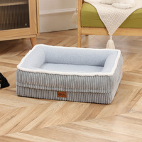Haustier liefert Memory Foam Hund ortho pä dische Polster bett Cord wasch bar lange liegende Betten Hunde couch Schlafs ofa