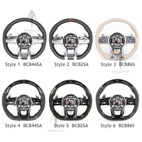 Volant en alcantara et fibre de carbone avec éclairage LED, compatible avec Benz E63 S63 G63 G65 A45 W205 W204 W222 W221 W223 W213 GTS GLA GLB GLC GLE GLS