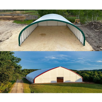 Structure en acier moderne, grande tente d'entrepôt, hangar d'avion durable et abri frigorifique pour applications industrielles