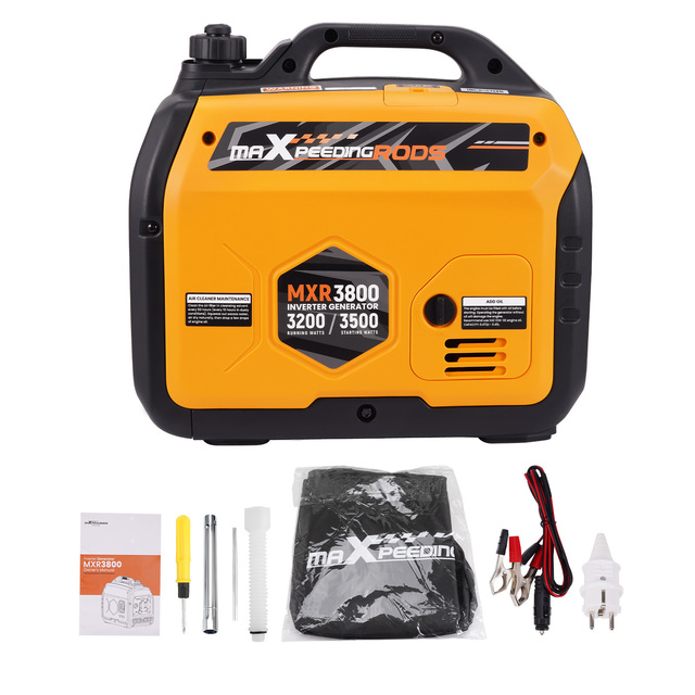 Maxpeedingrods Factory 3500W Gasoline Quiet Inverter Portable Generator for Camping Garten Power for Various Outdoor Activities