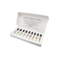 Schlichte Weiße Papierbox mit Individueller Bedruckung für Parfüm-Probenfläschchen, Verpackungsbox für 3ml 10ml Parfüm