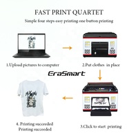Imprimante 3D DTG Erasmart format A3, machine d'impression de t-shirts, imprimantes à jet d'encre, imprimante à jet d'encre directe sur mur 1390