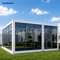 VICDOWEX Maison conteneur préfabriquée en kit au design contemporain pour entrepôt, bureau, chantier