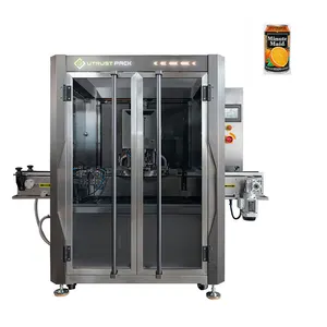 Fully Automatic Water Proof Milk Tea Drink Canning Machine Juice Water Can Sealer For Sale