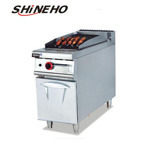 <span class=keywords><strong>Grill</strong></span> électrique <span class=keywords><strong>professionnel</strong></span> en acier inoxydable avec pierres <span class=keywords><strong>de</strong></span> <span class=keywords><strong>lave</strong></span> et armoire intégrée pour restaurant - Offre spéciale - Product Image 1